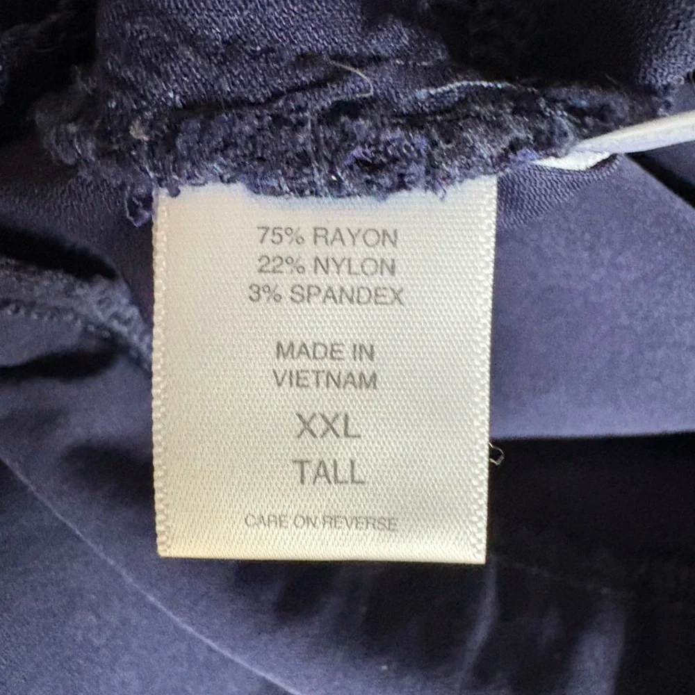 Blue Casual Pants- XXL TALL - Picture 4 of 4